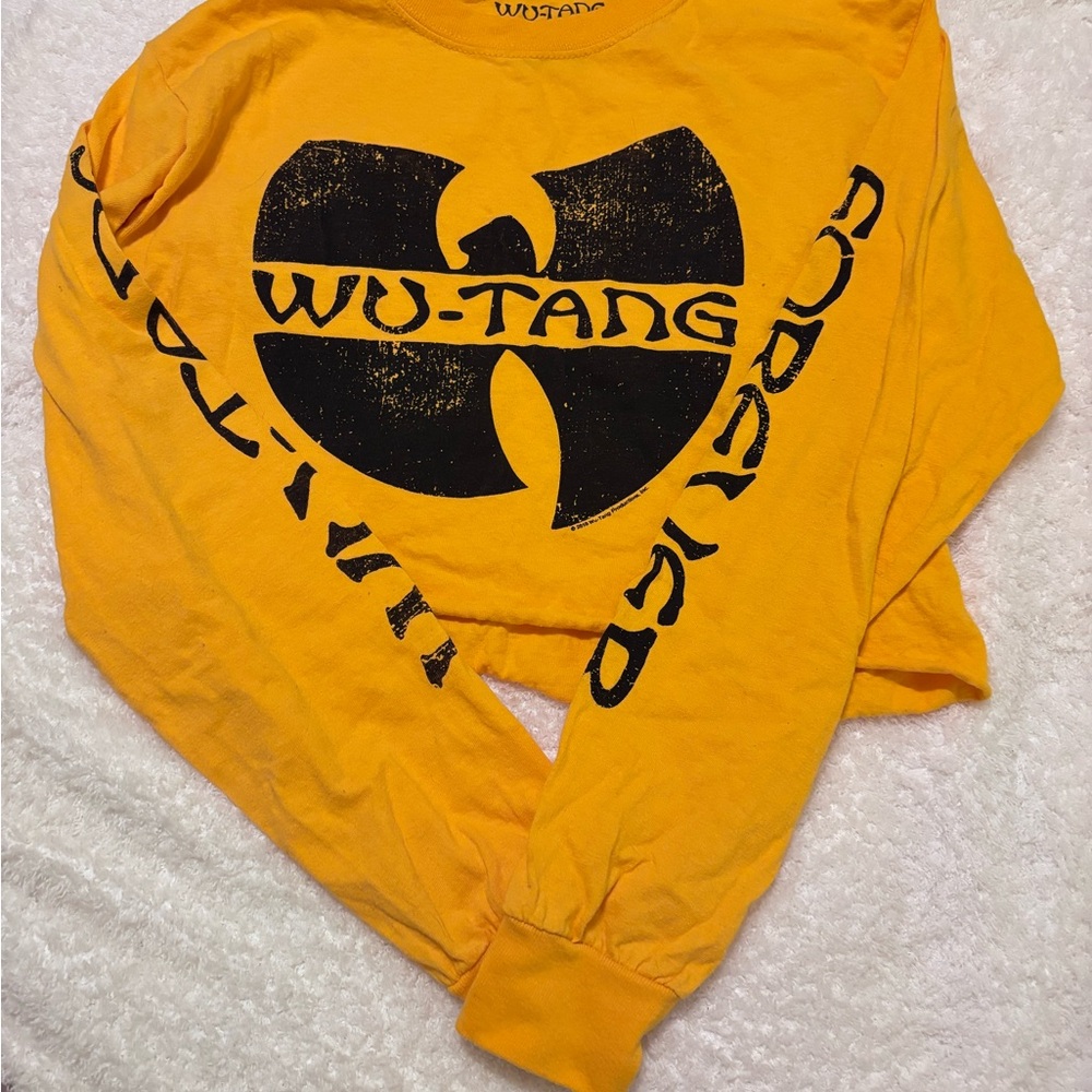 Wu-Tang Clan Cropped Long Sleeve Shirt